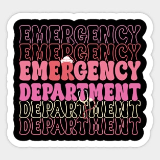 Emergency Department Nurse Funny Gift For Women Sticker